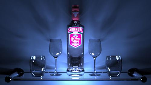 Vodka Shelf (Luxrender) preview image